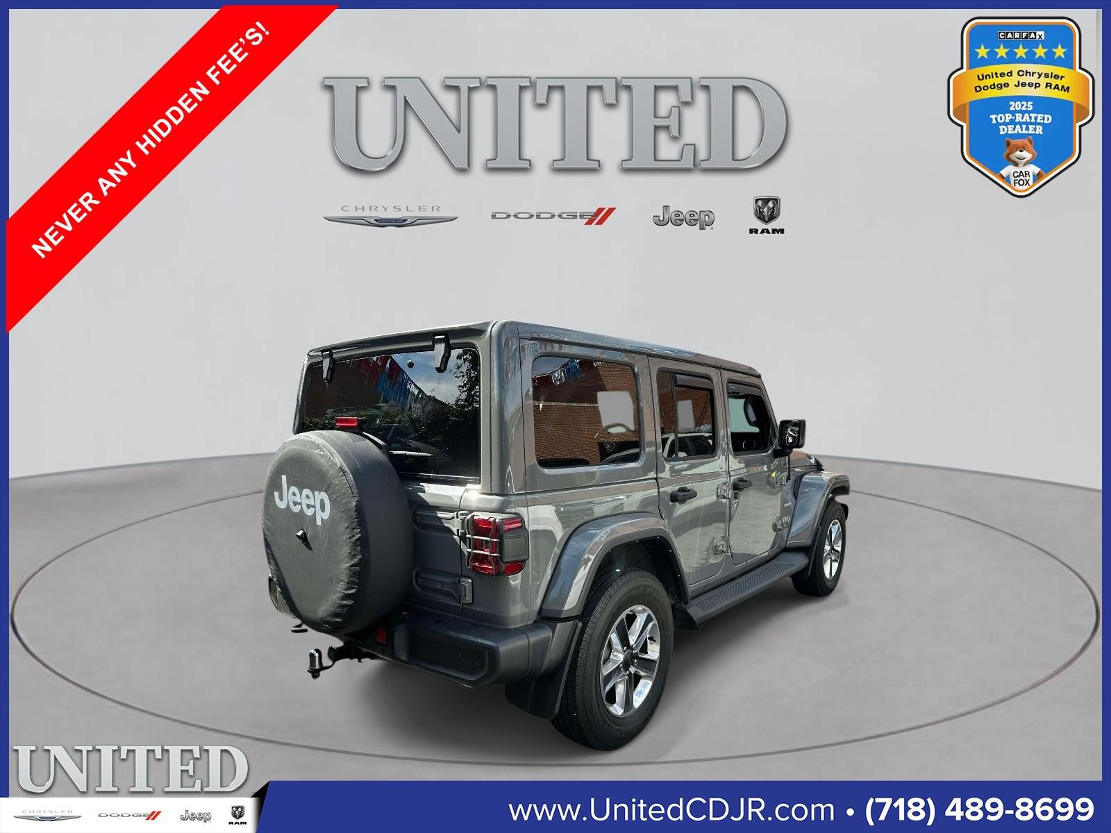 Used 2023 Jeep Wrangler Unlimited Sahara w/ LED Lighting Group AWD/4WD image 2