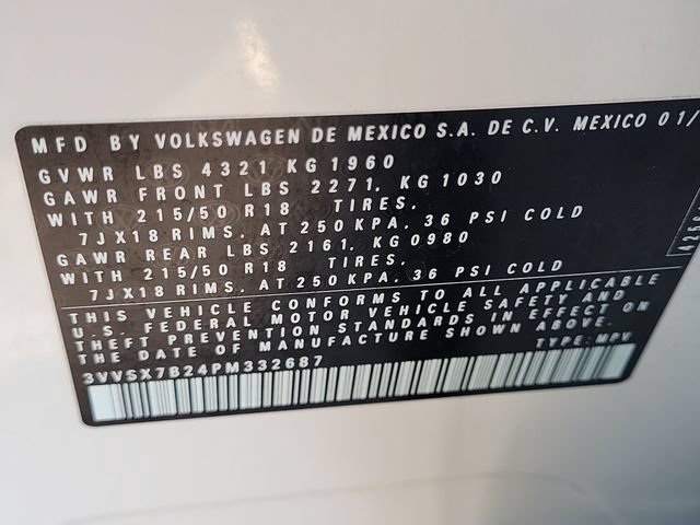 Certified 2023 Volkswagen Taos SE w/ Black Wheel Package FWD image 29