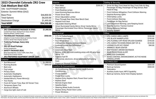 Used 2023 Chevrolet Colorado ZR2 w/ ZR2 Convenience Package III AWD/4WD image 24