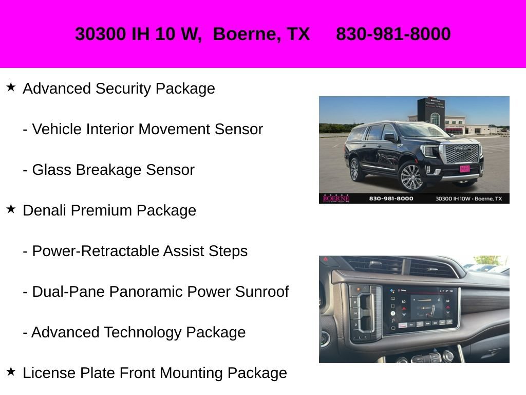 Used 2022 GMC Yukon XL Denali w/ Denali Premium Package RWD image 36