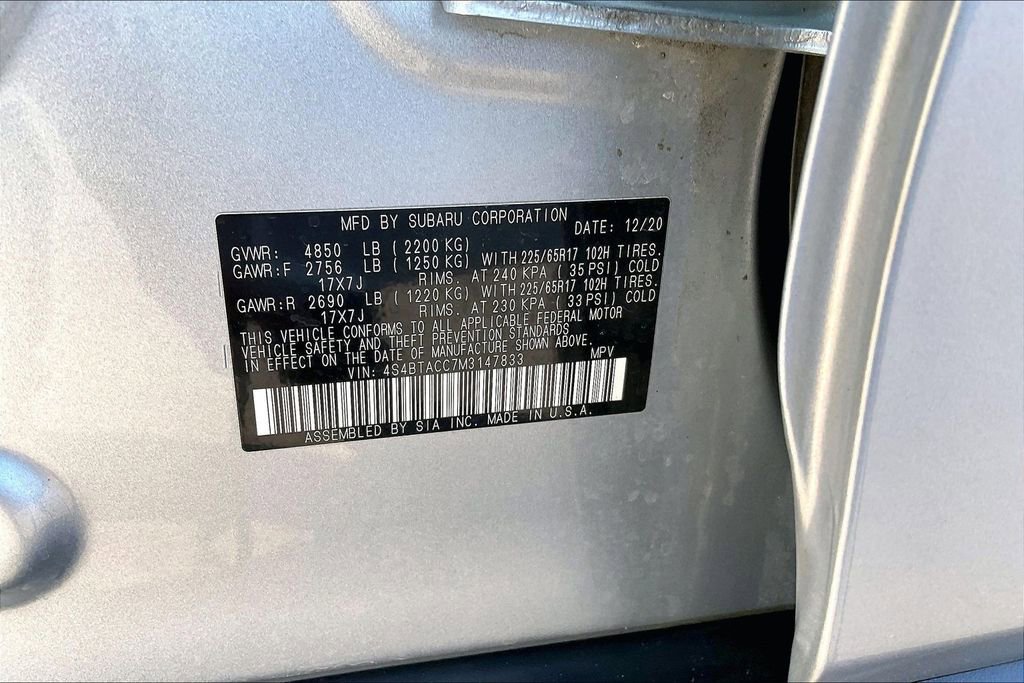 Used 2021 Subaru Outback Premium w/ Popular Package #1 AWD/4WD image 36