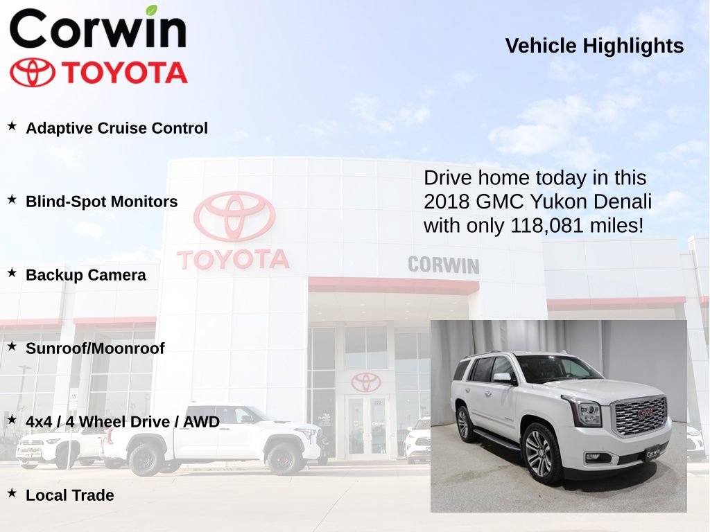 Used 2018 GMC Yukon Denali w/ Open Road Package AWD/4WD image 7