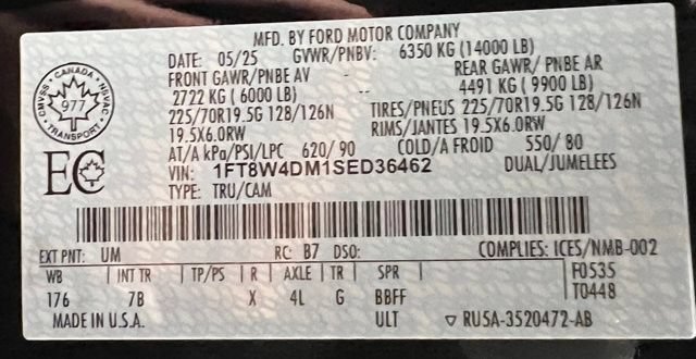 Used 2025 Ford F450 Platinum w/ FX4 Off-Road Package AWD/4WD image 61