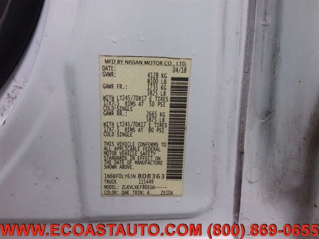 Used 2018 Nissan NV 2500 SV image 19