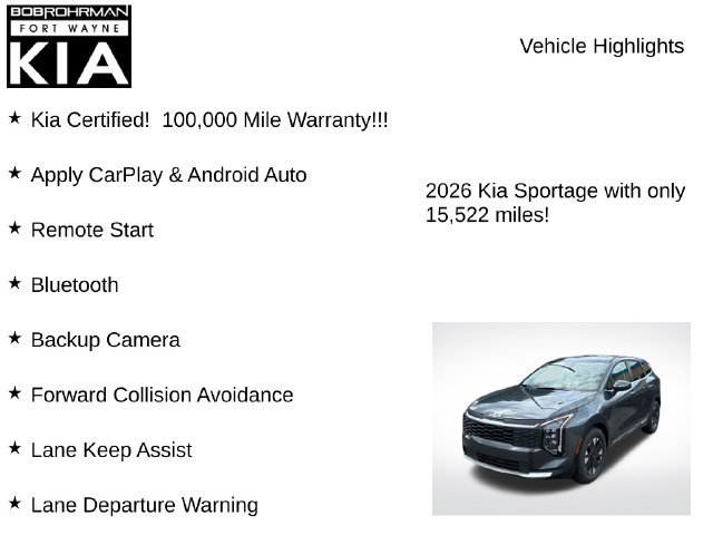 Certified 2026 Kia Sportage LX FWD image 7