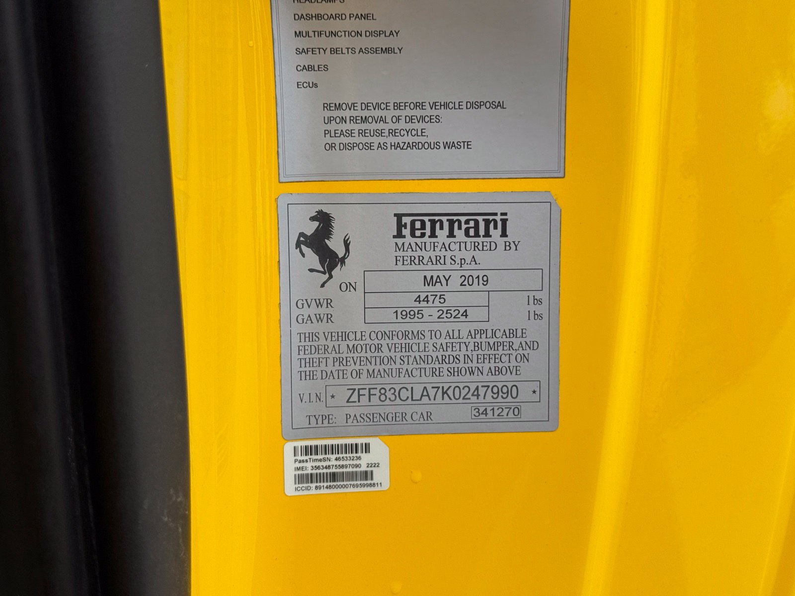 Used 2019 Ferrari 812 Superfast RWD image 60