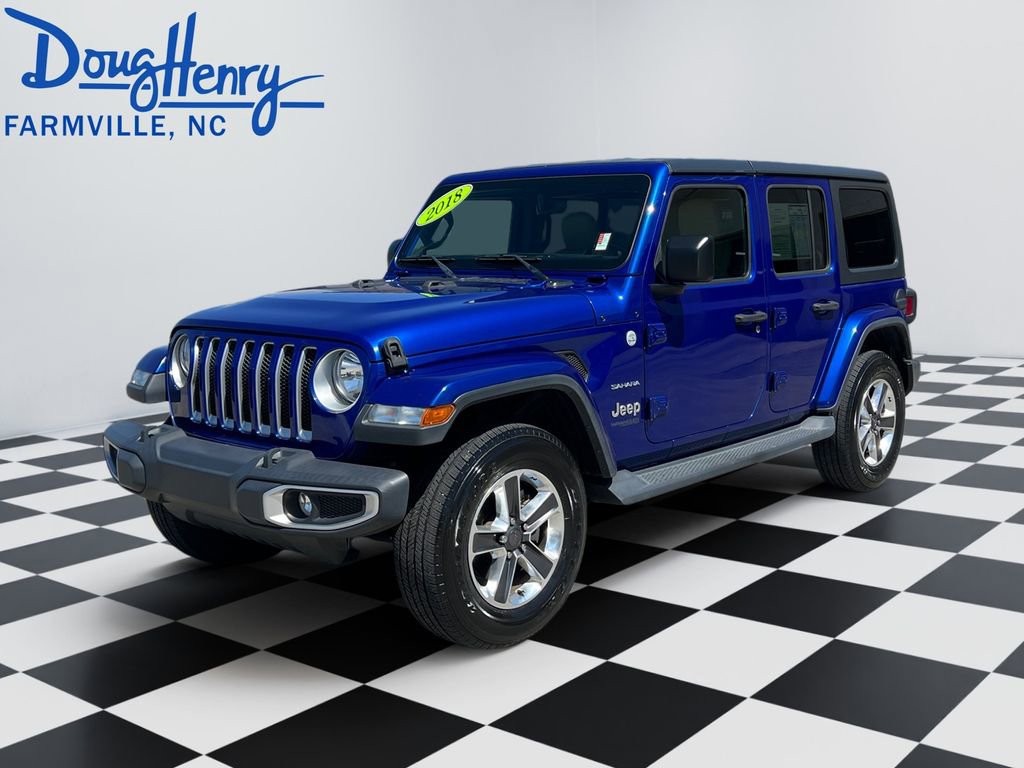 Used 2018 Jeep Wrangler Unlimited Sahara AWD/4WD video 1