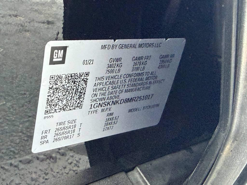 Certified 2021 Chevrolet Tahoe LT AWD/4WD image 23