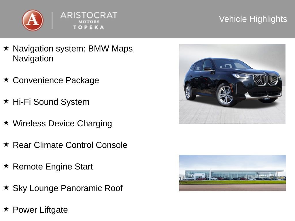 Certified 2025 BMW X3 xDrive30i AWD/4WD image 4