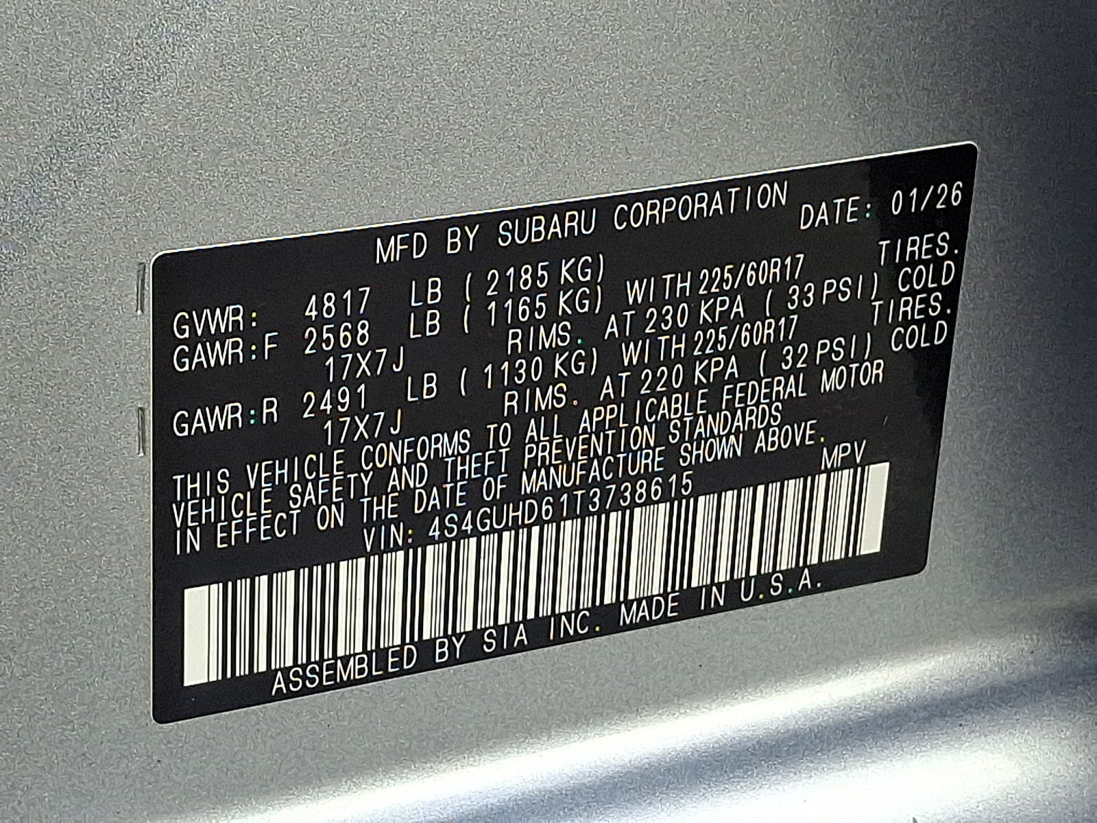 Certified 2026 Subaru Crosstrek 2.5i Premium AWD/4WD image 26