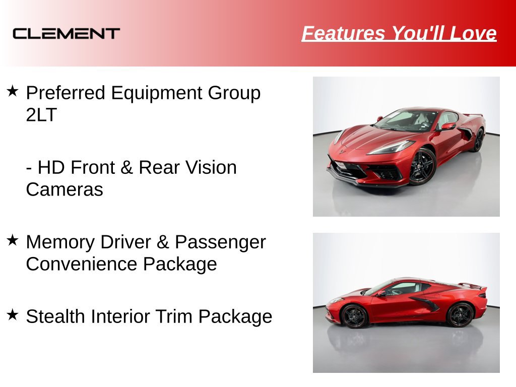 Used 2023 Chevrolet Corvette Stingray Preferred Cpe w/ Z51 Performance Package RWD image 41