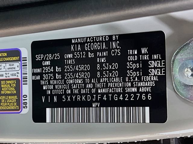 New 2026 Kia Sorento SX image 35