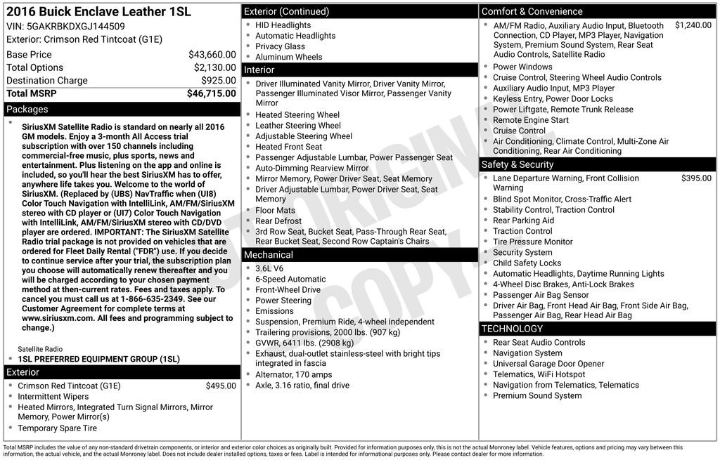 Used 2016 Buick Enclave Leather image 24