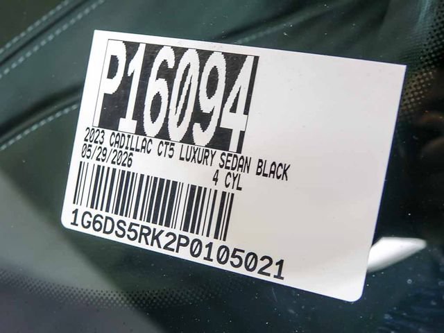 Certified 2023 Cadillac CT5 Luxury AWD/4WD image 38