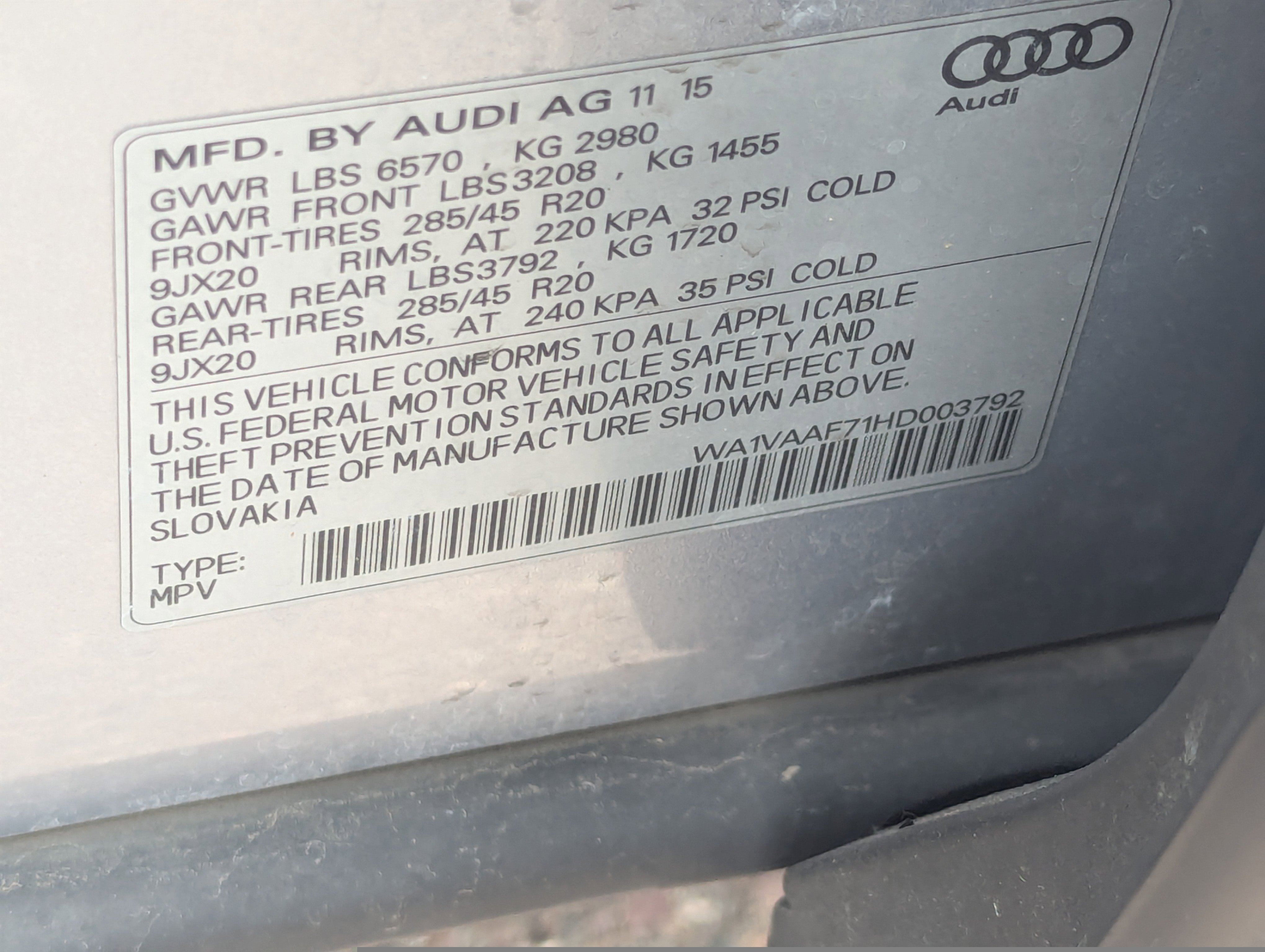 Used 2017 Audi Q7 3.0T Prestige image 17