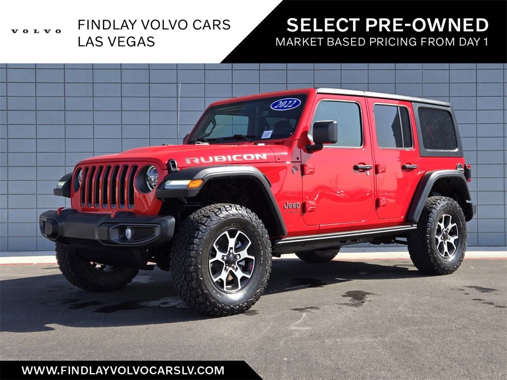 Used 2022 Jeep Wrangler Unlimited Rubicon w/ LED Lighting Group