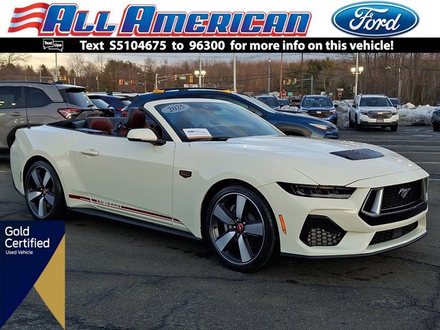 Certified 2025 Ford Mustang GT Premium w/ 60th Anniversary Package image 1