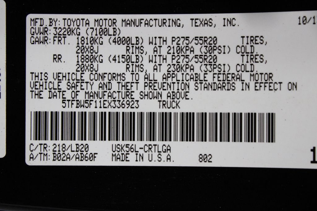Used 2014 Toyota Tundra Limited AWD/4WD image 33