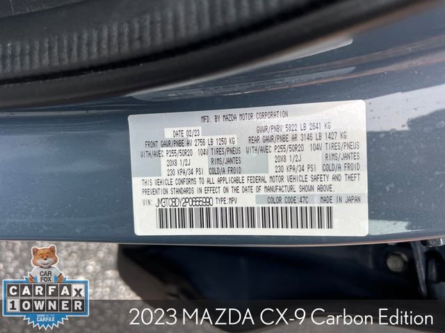 Used 2023 MAZDA CX-9 Carbon Edition AWD/4WD image 32