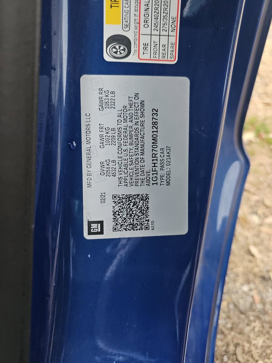 Certified 2021 Chevrolet Camaro SS image 21