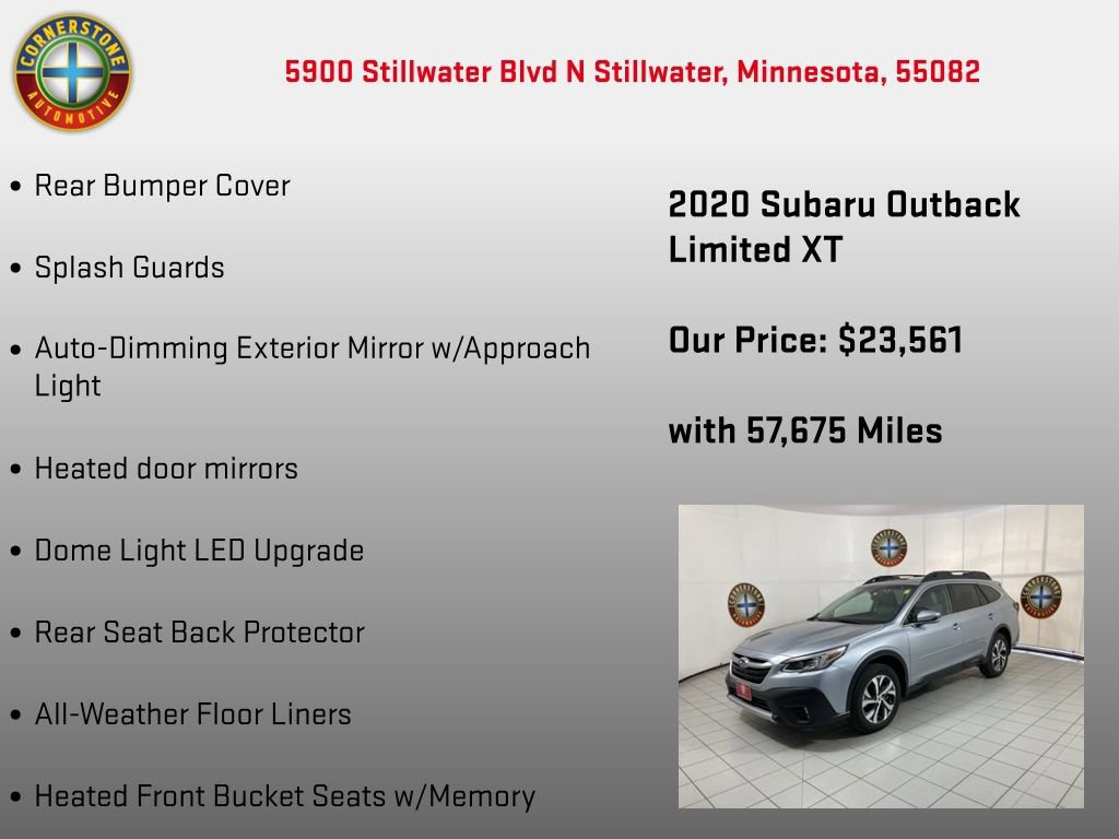 Used 2020 Subaru Outback Limited XT w/ Popular Package #2 image 20