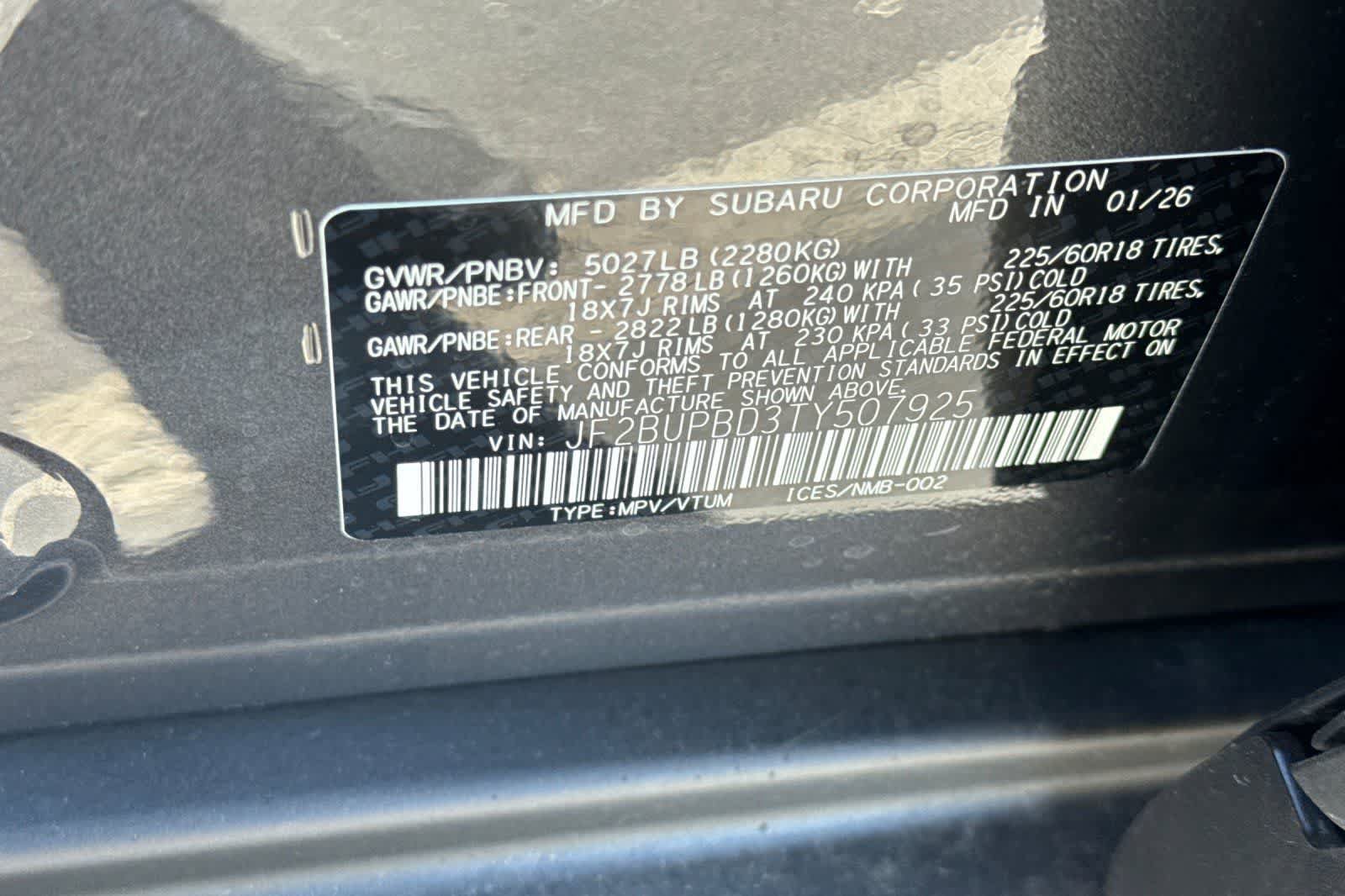 New 2026 Subaru Outback Premium AWD/4WD image 32
