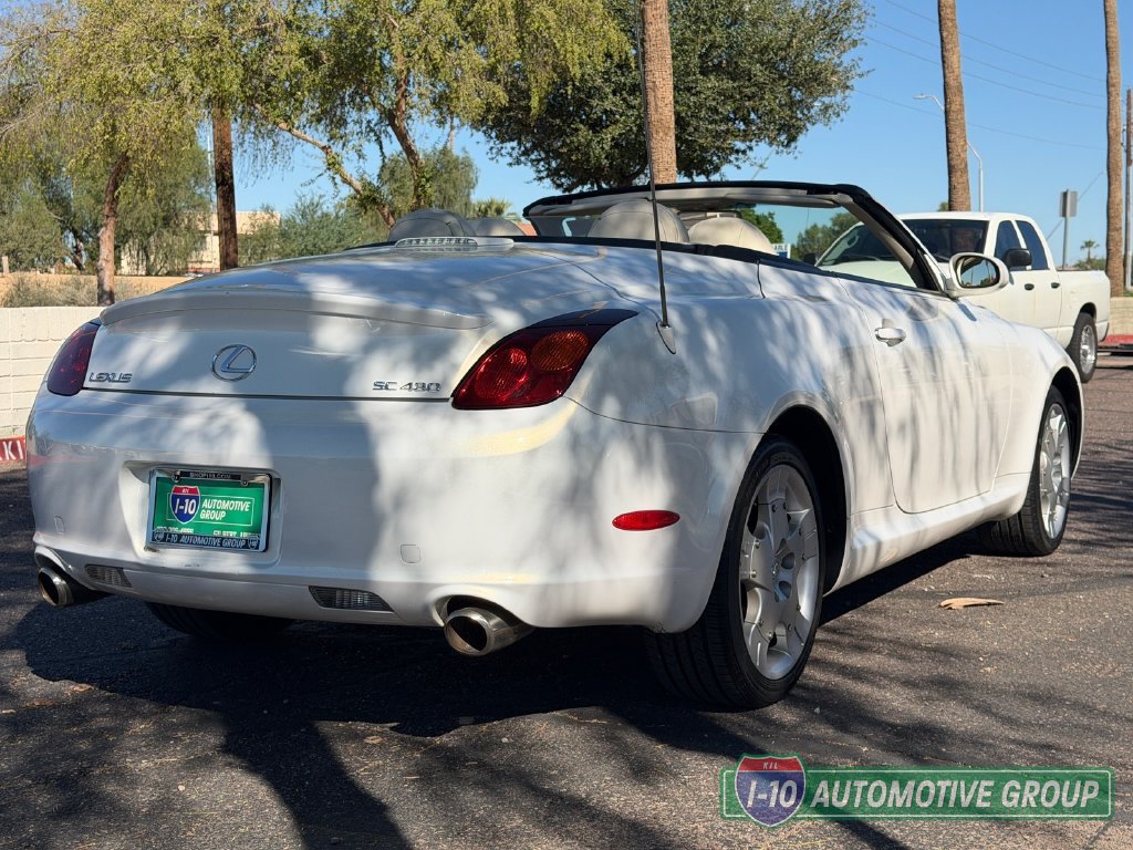 Used 2005 Lexus SC 430 Convertible w/ Preferred Accessory Pkg RWD image 5