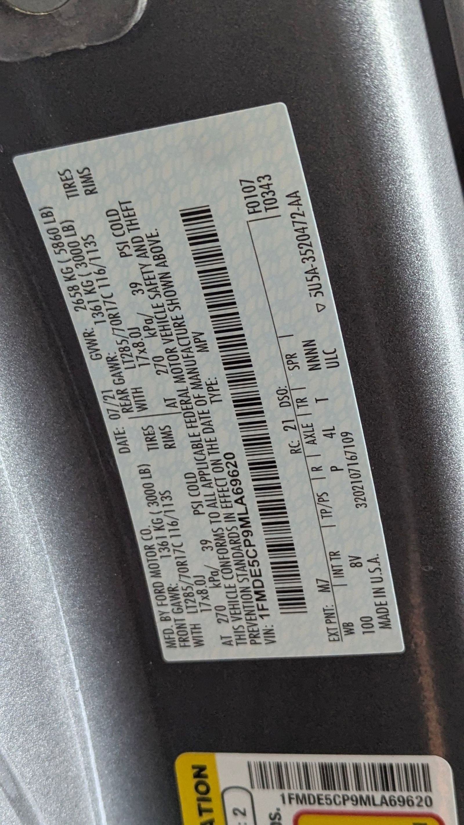 Certified 2021 Ford Bronco Badlands image 18