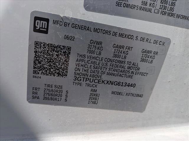 Used 2022 GMC Sierra 1500 Elevation AWD/4WD image 16