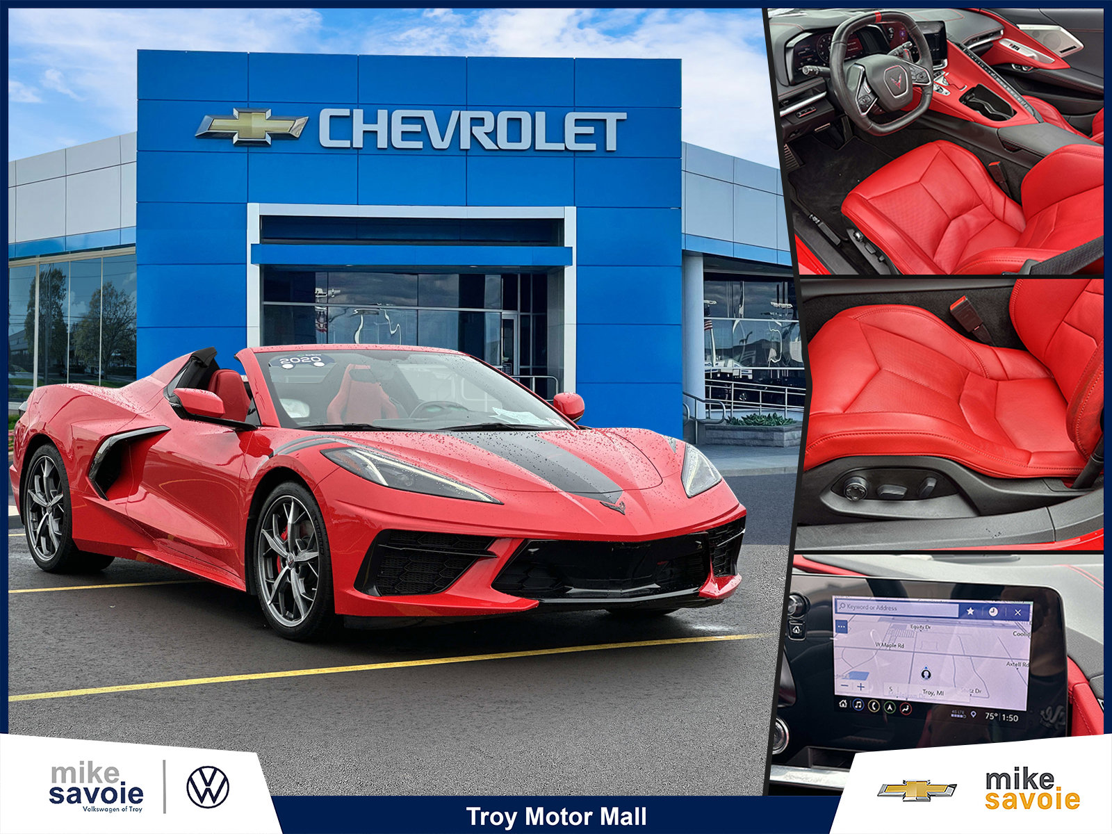 Certified 2020 Chevrolet Corvette Stingray Preferred Conv w/ 2LT Preferred Equipment Group