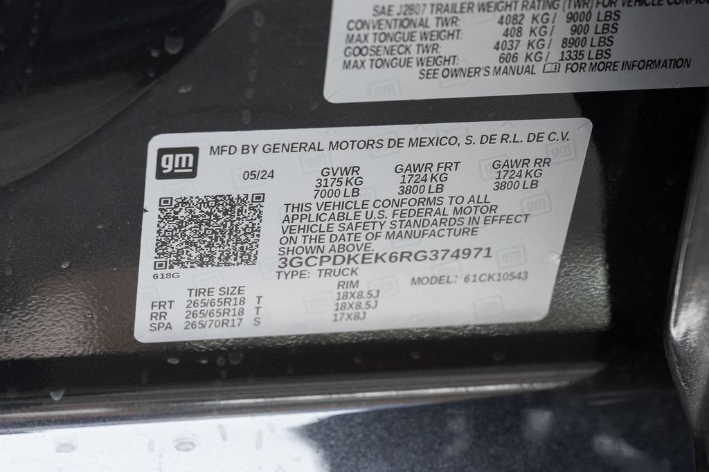 Used 2024 Chevrolet Silverado 1500 LT AWD/4WD image 20