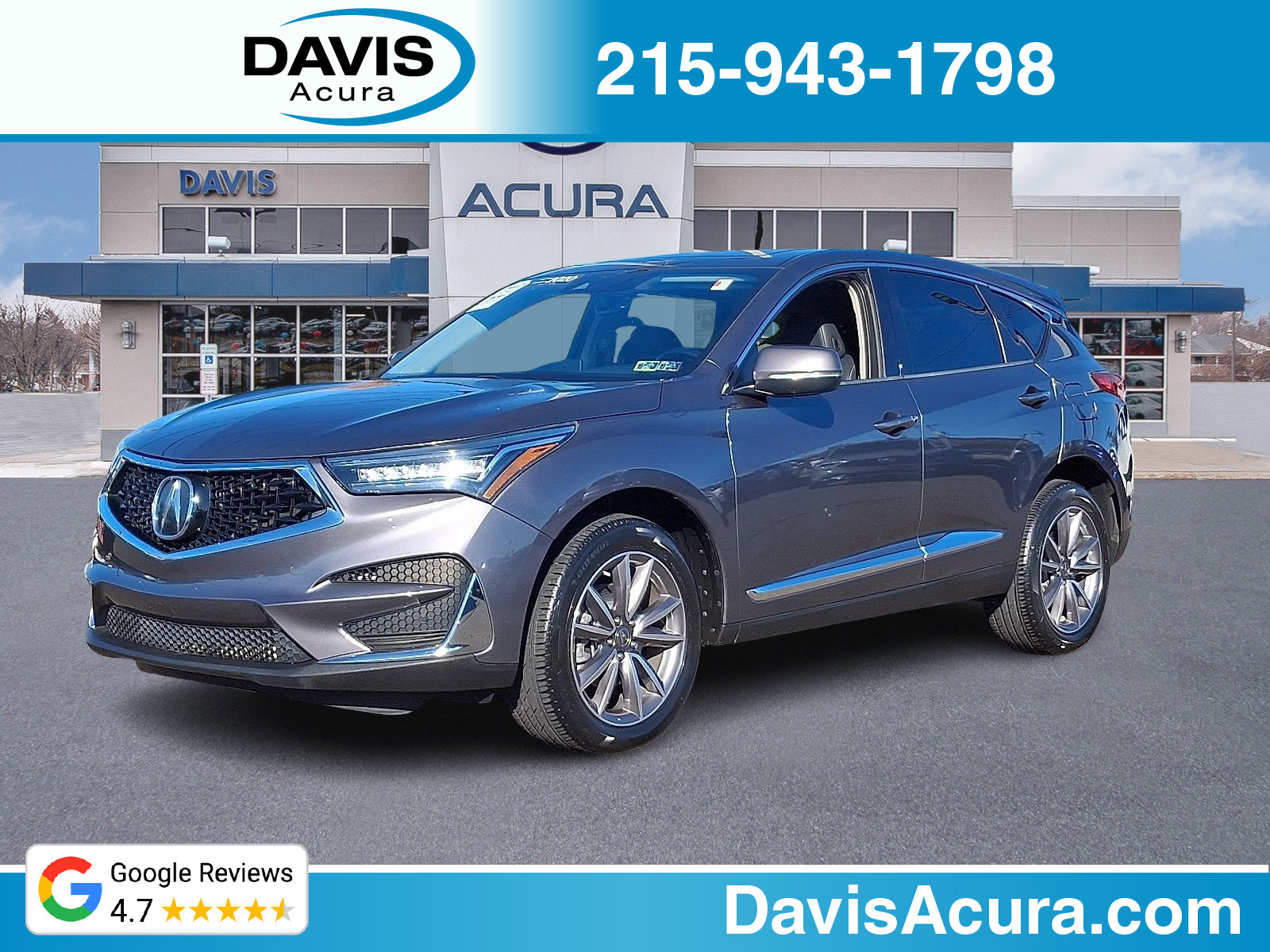 Certified 2020 Acura RDX w/ Technology Package
