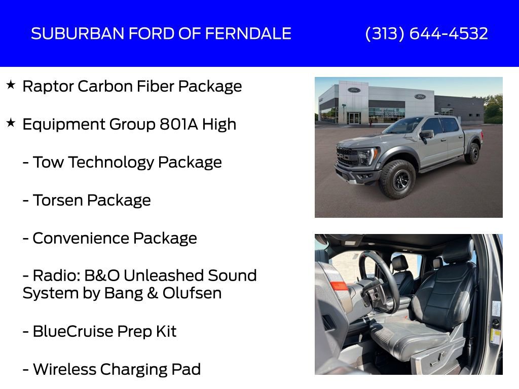 Used 2021 Ford F150 Raptor w/ Equipment Group 801A High AWD/4WD image 13