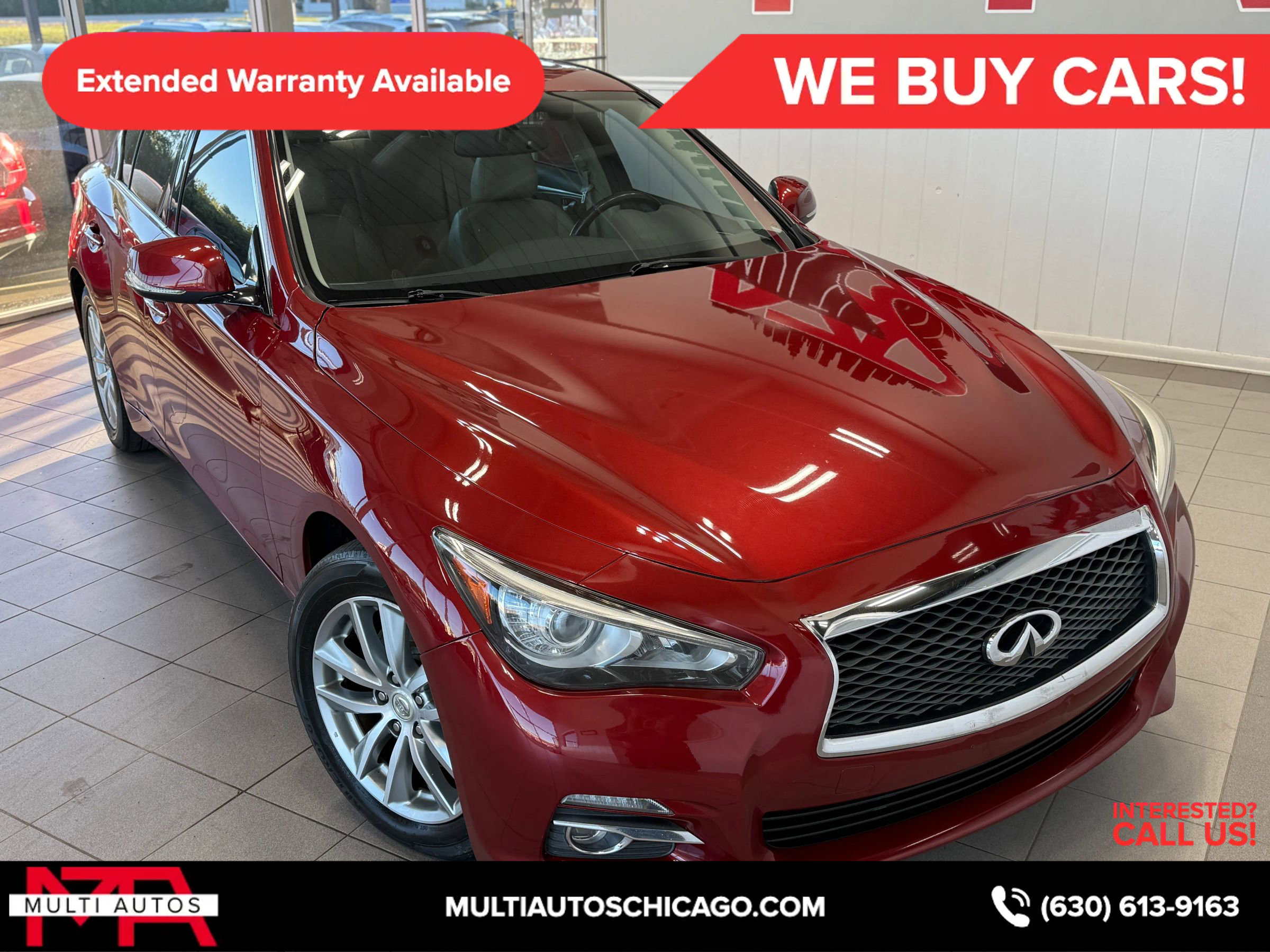 Used 2015 INFINITI Q50 Premium w/ All Weather Package image 6