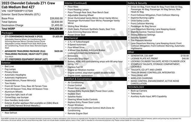 Used 2023 Chevrolet Colorado Z71 w/ Z71 Convenience Package 2 AWD/4WD image 2