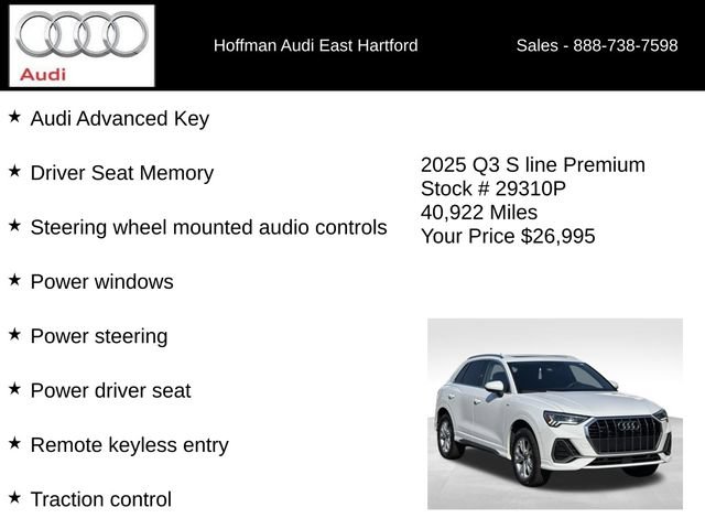Used 2025 Audi Q3 2.0T Premium AWD/4WD image 24