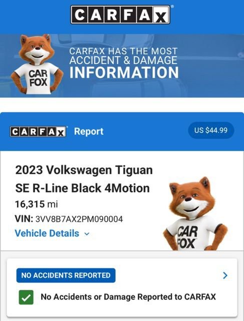 Used 2023 Volkswagen Tiguan SE R-Line AWD/4WD image 6