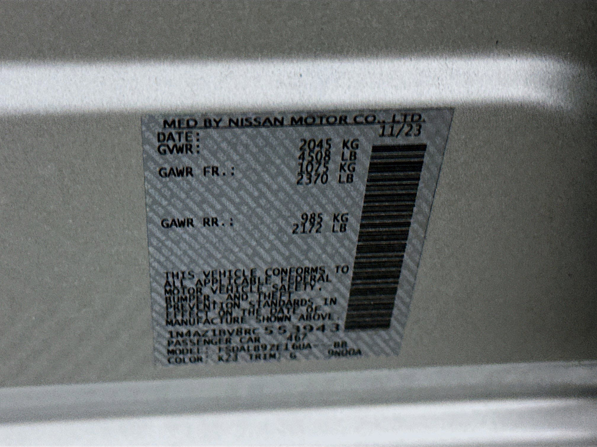 Used 2024 Nissan Leaf S FWD image 12