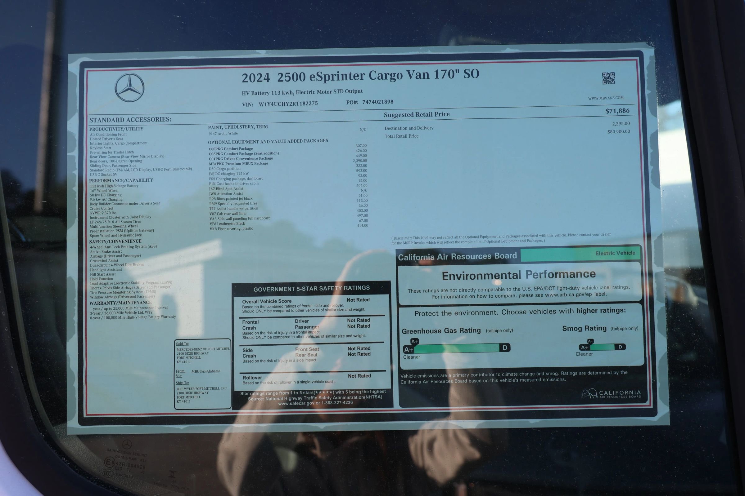 Used 2024 Mercedes-Benz eSprinter 170 Cargo image 39