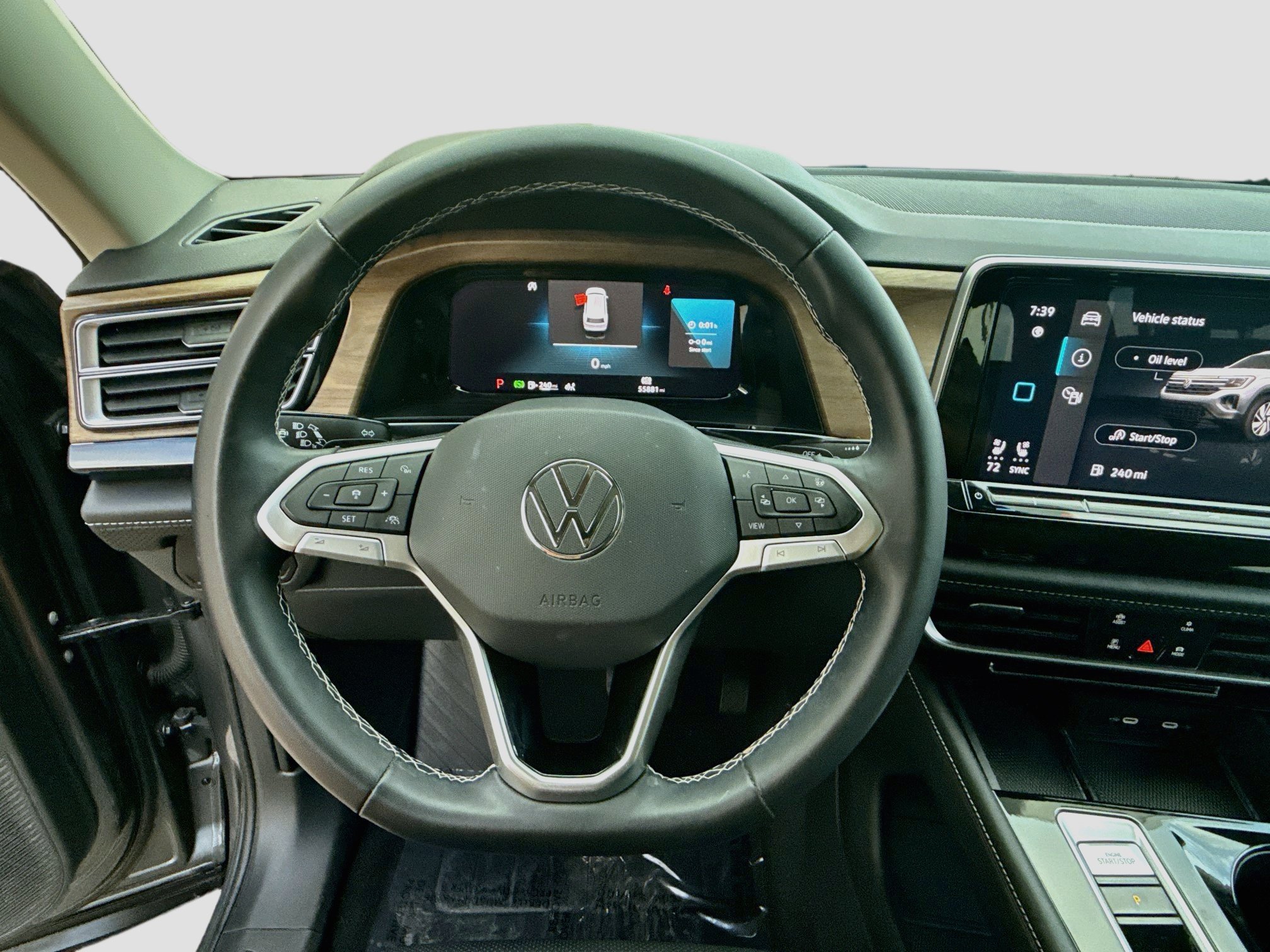 Used 2024 Volkswagen Atlas SE w/ Panoramic Sunroof Package FWD image 10