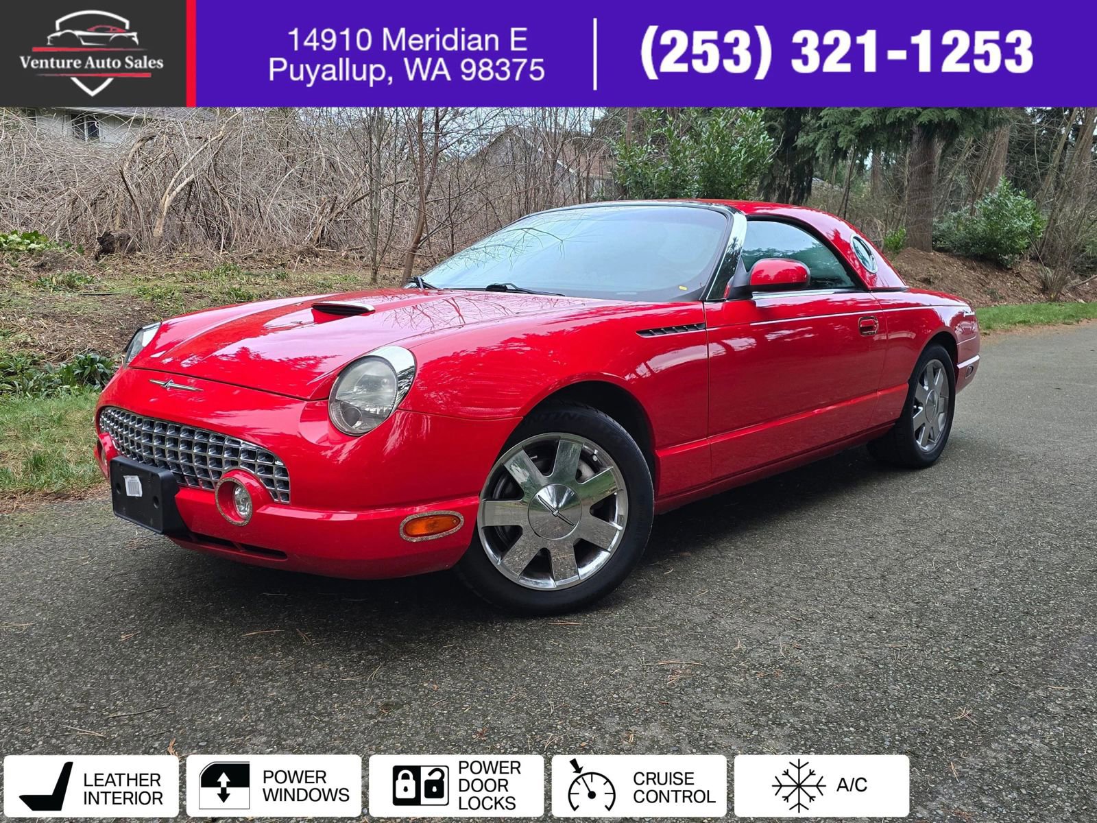 Used 2002 Ford Thunderbird Convertible 2D