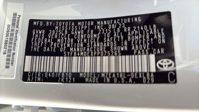 Used 2023 Toyota Corolla LE w/ LE Convenience Package FWD image 15