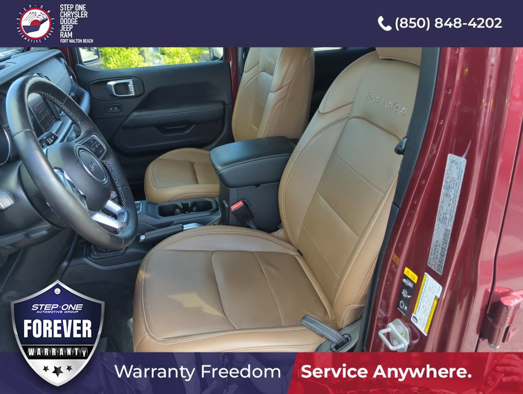 Used 2021 Jeep Wrangler Unlimited Sahara w/ Cold Weather Group AWD/4WD image 11