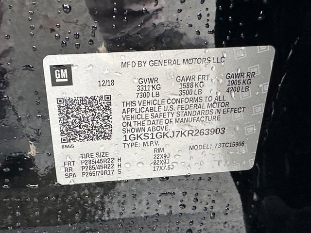 Used 2019 GMC Yukon XL SLT w/ Graphite Performance Edition image 47