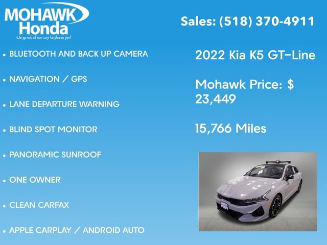 Used 2022 Kia K5 GT-Line w/ GT-Line FWD Premium Package image 7