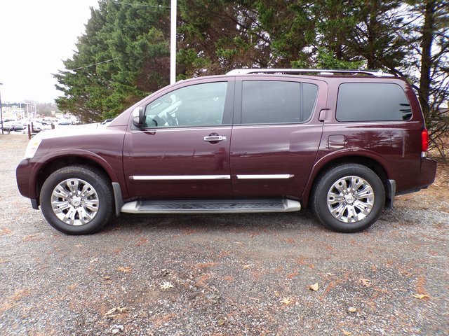Used 2015 Nissan Armada Platinum w/ 2nd Row Captain Seat Package image 2