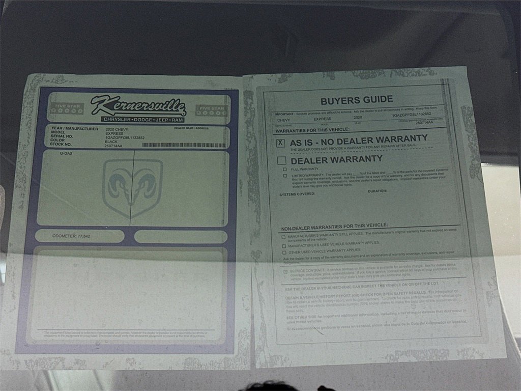 Used 2020 Chevrolet Express 3500 LT w/ LT Preferred Equipment Group image 36