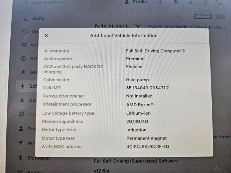 Used 2022 Tesla Model Y Long Range AWD/4WD image 3