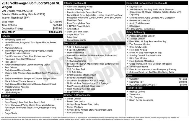 Used 2018 Volkswagen Golf SE image 5