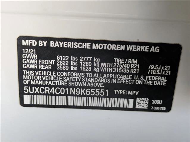 Used 2022 BMW X5 sDrive40i w/ Parking Assistance Package RWD image 27